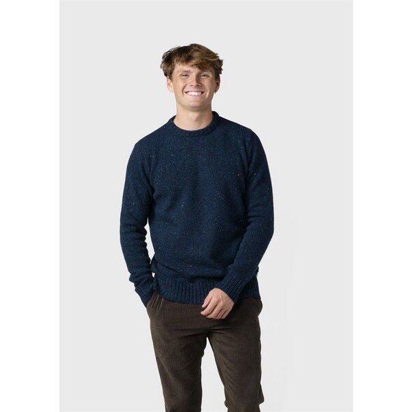 Klitmøller Collective Strick-Pullover Aage meliert aus Merinowolle - mulesingfrei