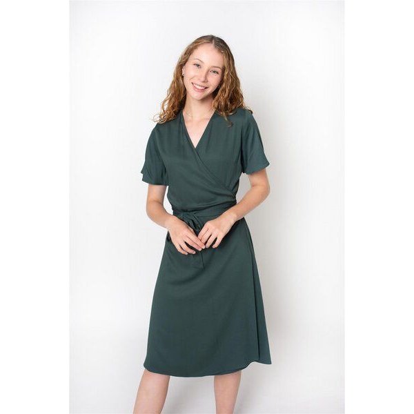 Zerum Tencel Wickelkleid Modell: Suki