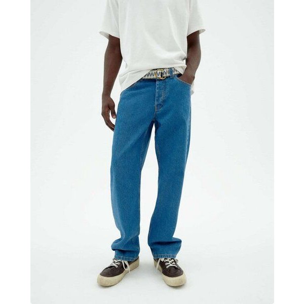 thinking mu Jeanshose Straight-Fit Modell: David