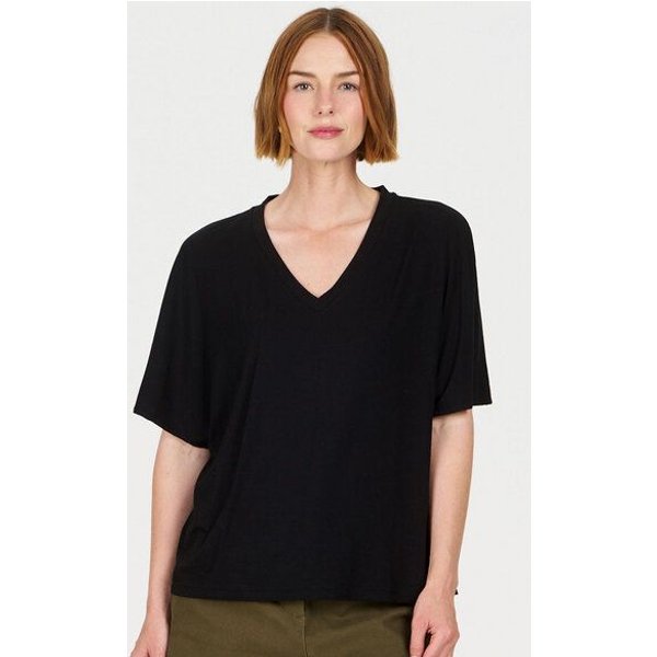 Komodo Modal T-Shirt Modell: Dhalia mit V-Ausschnitt