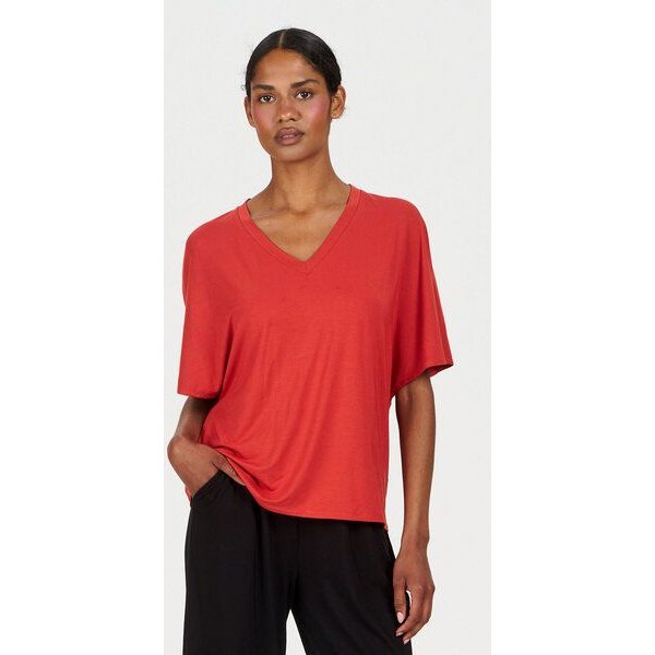 Komodo Modal T-Shirt Modell: Dhalia mit V-Ausschnitt
