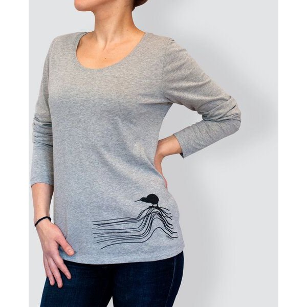 little kiwi Damen Longsleeve, "Kiwis Abenteuer"