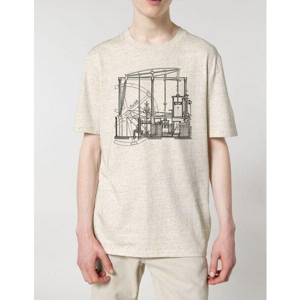 Unipolar Maschinenbau T-Shirt | Dampfmaschine