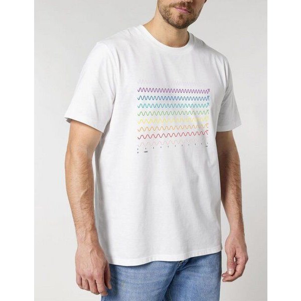 Unipolar Physik T-Shirt aus Bio-Baumwolle Modell: Wellenlänge