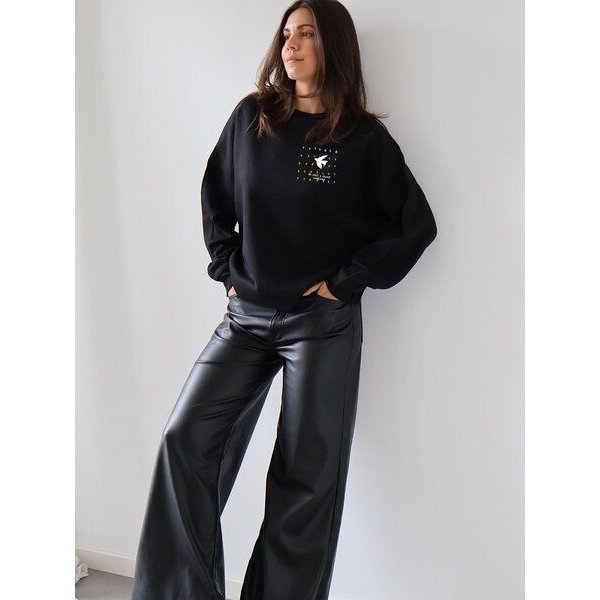 Kultgut Artdesign - Pulloversweater Boxistyle / BE FREE & PROUD YOURSELF