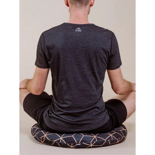 nice to meet me Core T Melange – T-Shirt aus Baumwolle und Polyester