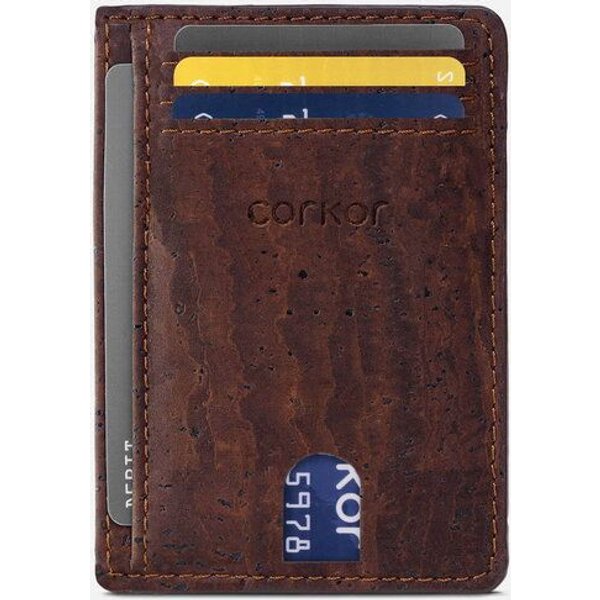corkor Schmales Portemonnaie - Kartenhalter aus Kork - CK122