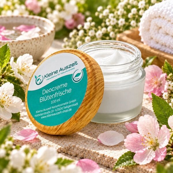 Kleine Auszeit Manufaktur Deocreme Blütenfrische - vegan, palmölfrei und plastikfrei