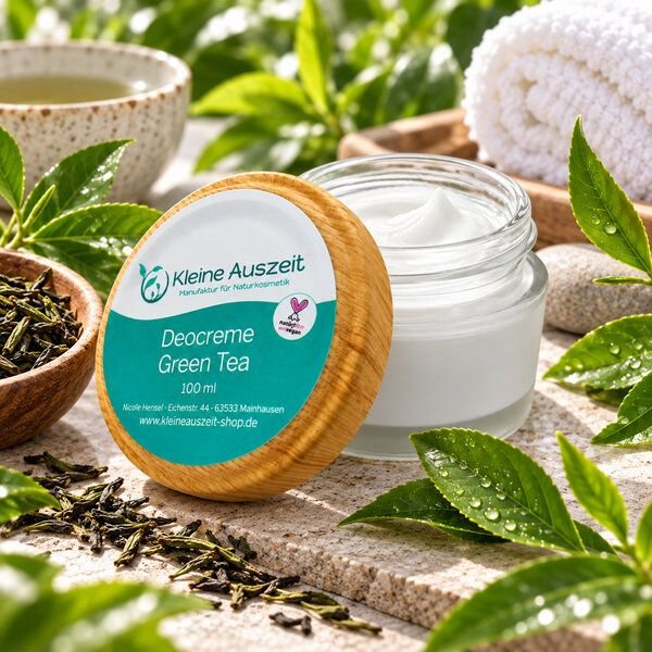 Kleine Auszeit Manufaktur Deocreme Green Tea - vegan, palmölfrei und plastikfrei
