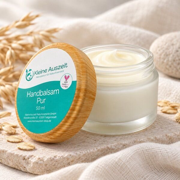 Kleine Auszeit Manufaktur Handbalsam Pur - vegan, palmölfrei und plastikfrei
