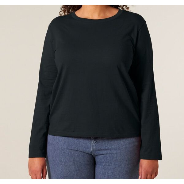 FAIRTICKEN BASICS Damen Basic Longsleeve Shirt aus 100% Bio-Baumwolle