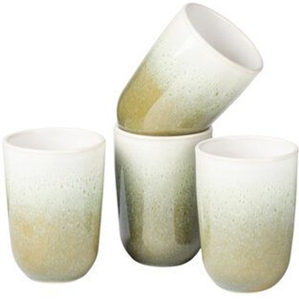 Gipfelstück Flussufer Kaffeebecher-Set, Steinzeug