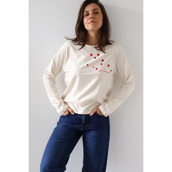 Kultgut Softes Langarmshirt Biobaumwolle/ "Courage Collective - Staying in love“
