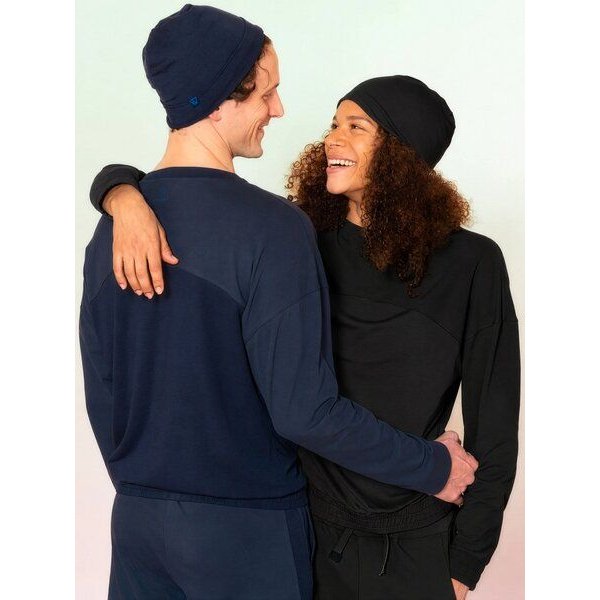 nice to meet me Unisex Sweatshirt – Sweatshirt aus TENCEL Lyocell und Bio-Baumwolle