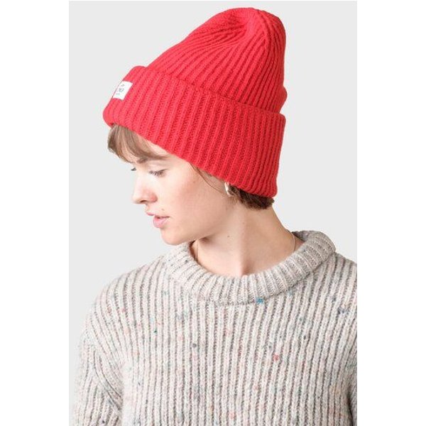 Klitmøller Collective Wide Rib Beanie aus mulesingfreier Merinowolle