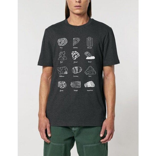 Unipolar Geologie T-Shirt | Gesteinsarten