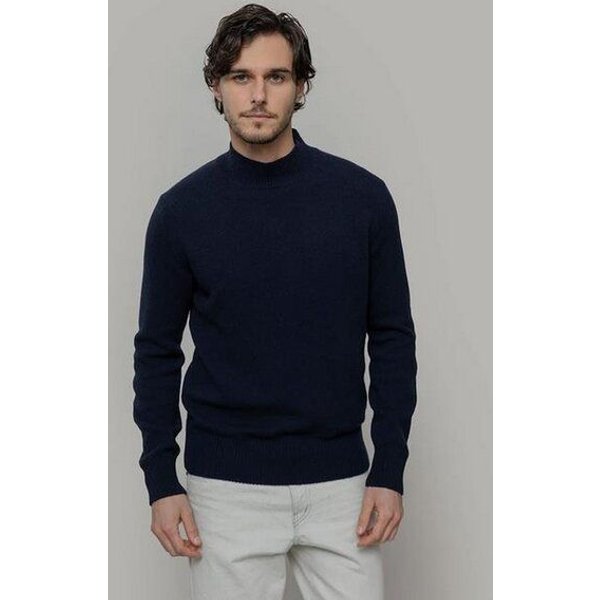 Rifò - Circular Fashion Made in Italy Stehkragenpullover aus recycteltem Kaschmir Modell: Clemente