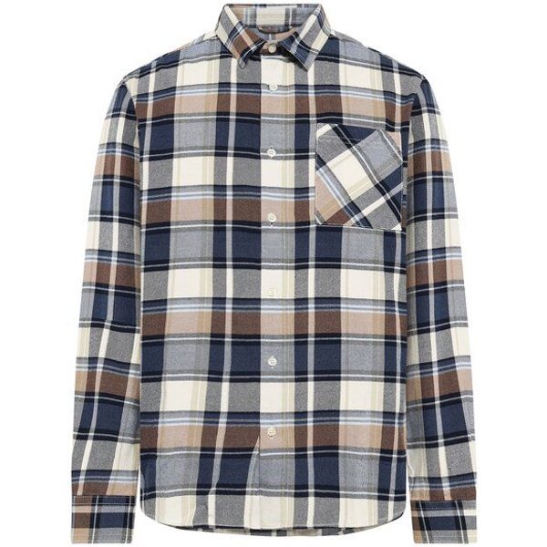 KnowledgeCotton Apparel Kariertes Flanell-Hemd