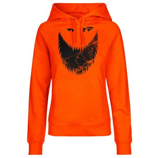 HANDGEDRUCKT "Halloween" Frauen Hoody Neutral
