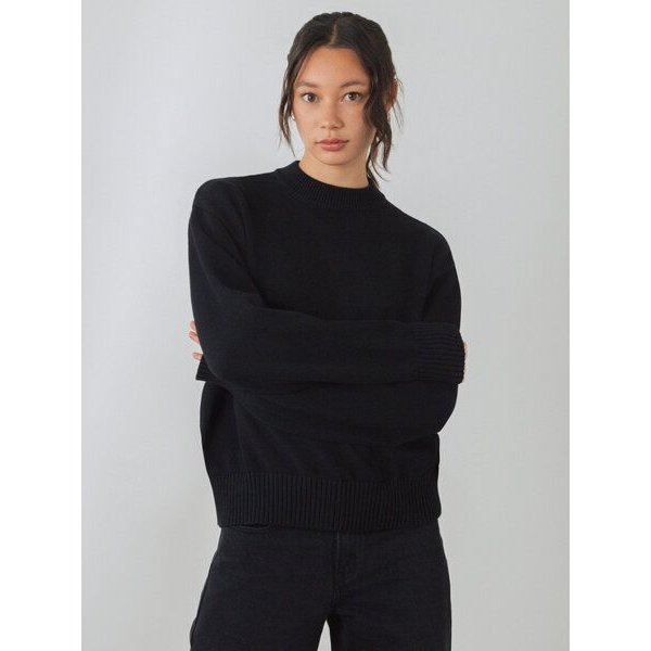 Honest Basics Damen Crew-Pullover aus 100% Bio-Baumwolle