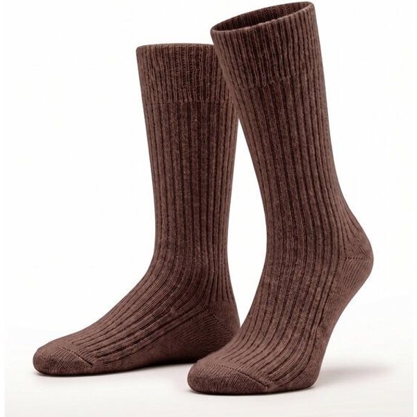 Opi and Max Wollsocken Damen Socken Bio-Wolle & Bio-Baumwolle GOTS Warme Rippstrick