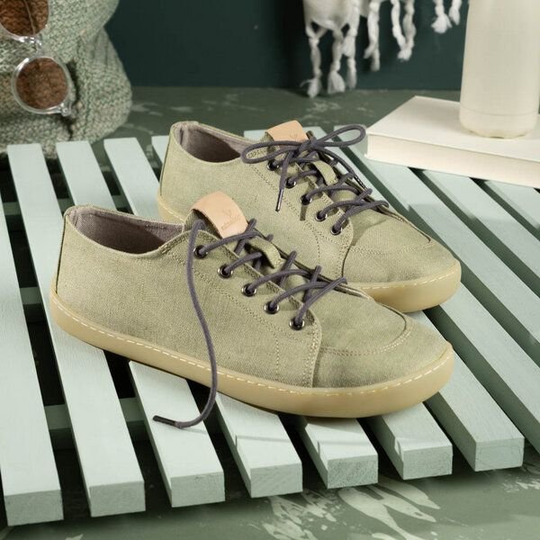 nahtur-design Barfuß-Sneaker Sommer aus Bioleinen | Barfußschuh