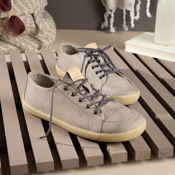 nahtur-design Barfuß-Sneaker Sommer aus Bioleinen | Barfußschuh