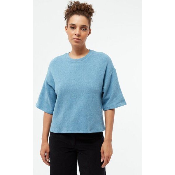 Givn Berlin Sweater GBSELMA aus recycelter Baumwolle - Frosty Blue