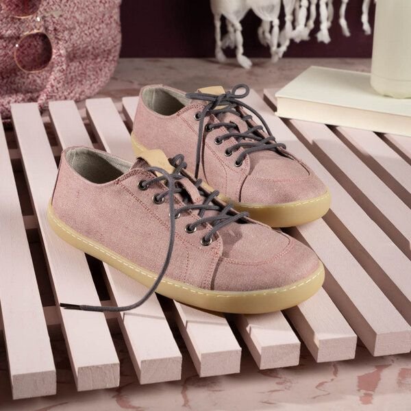 nahtur-design Barfuß-Sneaker Sommer aus Bioleinen | Barfußschuh