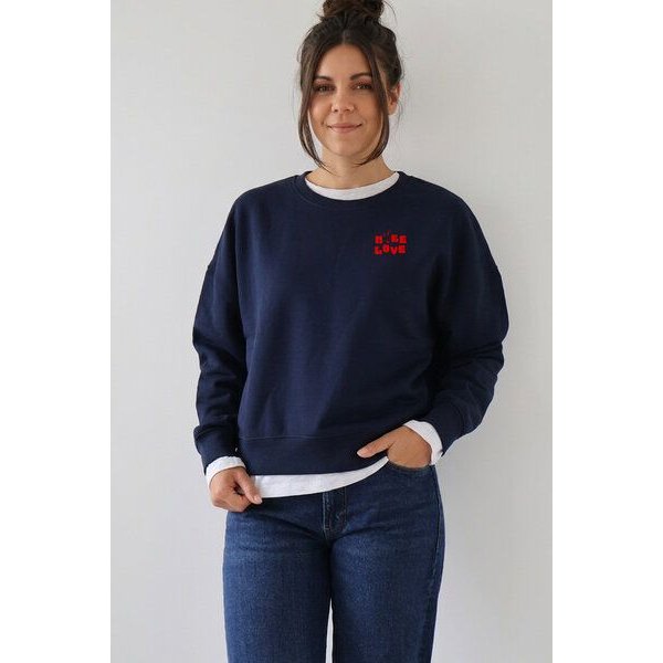 Kultgut Kindness Sweater 100% Bio-Baumwolle - Boxistyle/ More Love