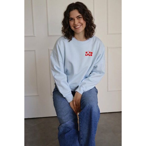 Kultgut Kindness Sweater 100% Bio-Baumwolle - Boxistyle/ More Love