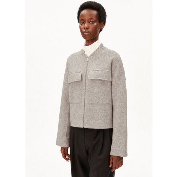 ARMEDANGELS BOMBER Damen Strickjacke aus Bio-Baumwoll Mix