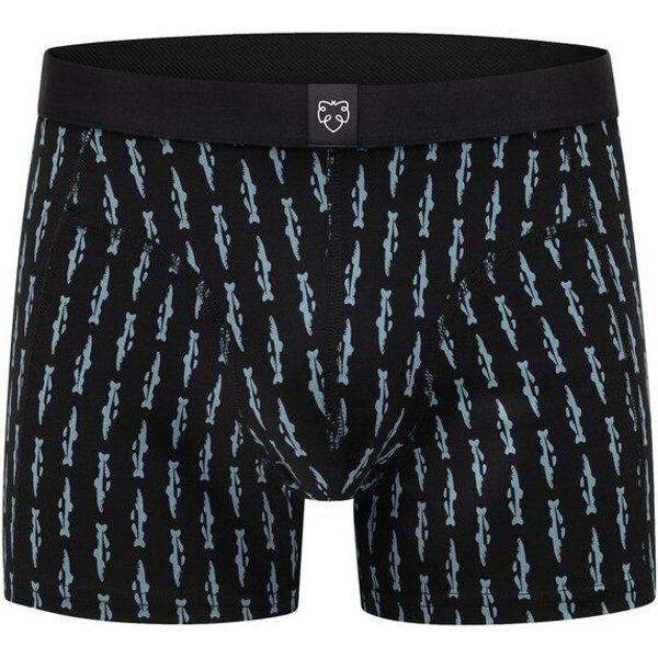 A-Dam Schwarze Boxer Briefs Black Trouts