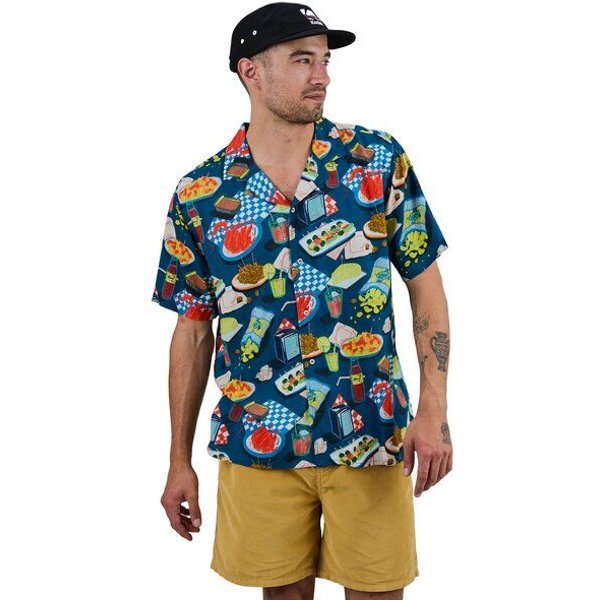 Brava Fabrics Kurzarm-Hemd Chiringuito Aloha