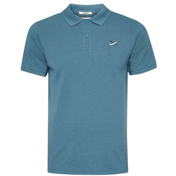 GREENBOMB Polo-Shirt Canoe Cross Strike Tidal Blue