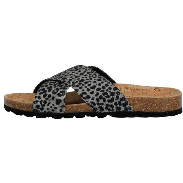 Grand Step Shoes Vegane Pantoletten Lilo animal
