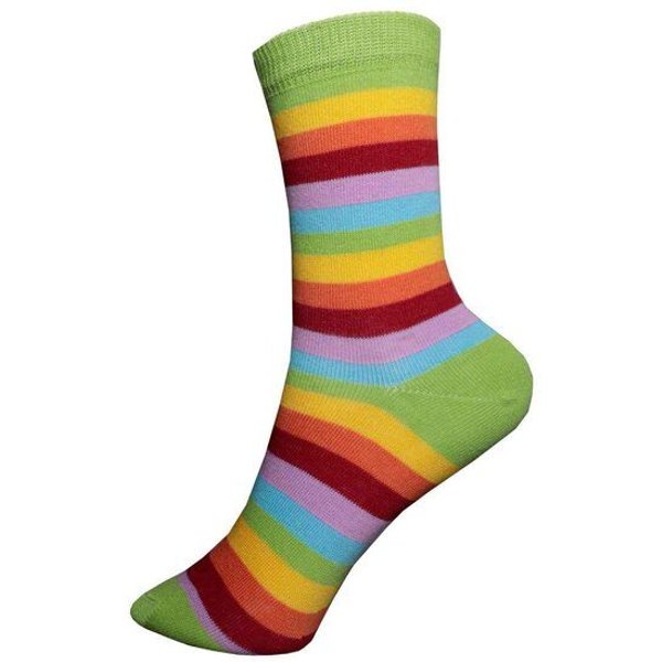 Grödo Kinder Söckchen multicolor geringelt Baumwolle(Bio) mit Elasthan