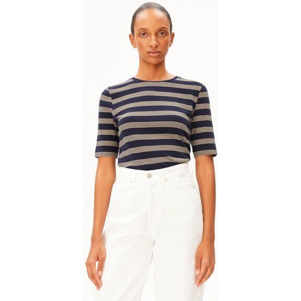ARMEDANGELS JAANISARA FINE STRIPE Damen T-Shirt aus Bio-Baumwoll Mix
