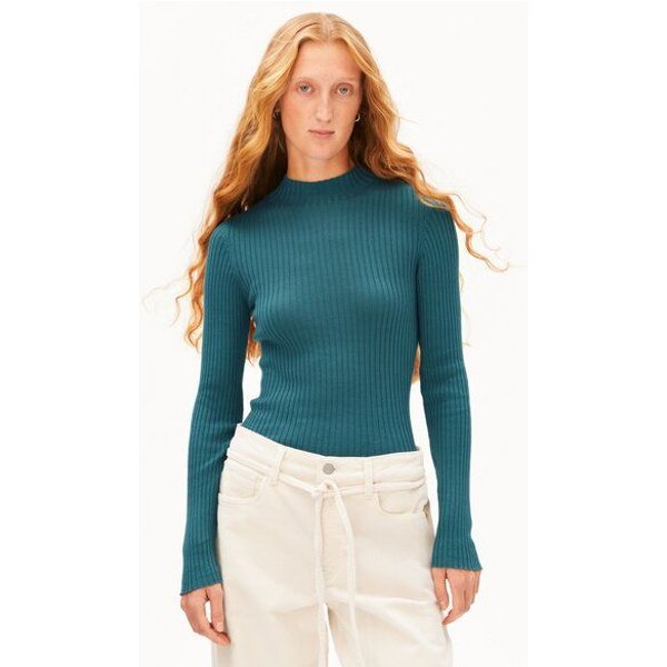 ARMEDANGELS ALAANIA Damen Pullover Slim Fit aus Bio-Baumwolle