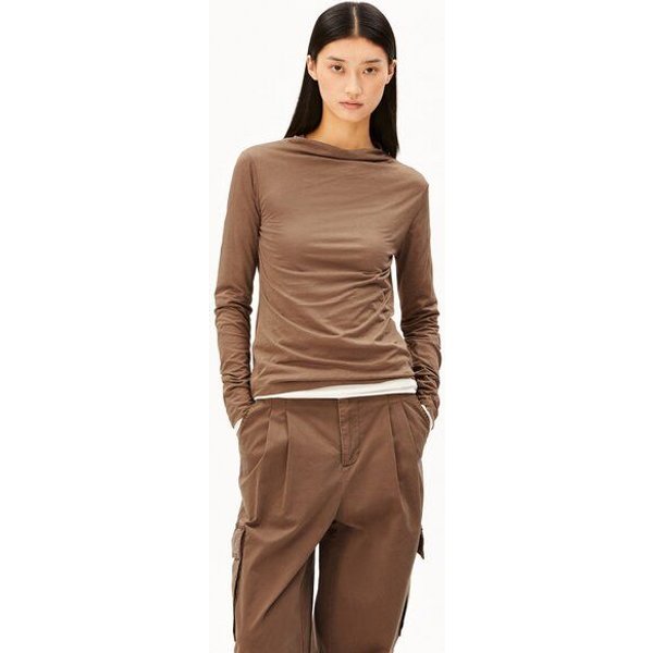 ARMEDANGELS CALUNAA Damen Longsleeve aus Bio-Woll Mix