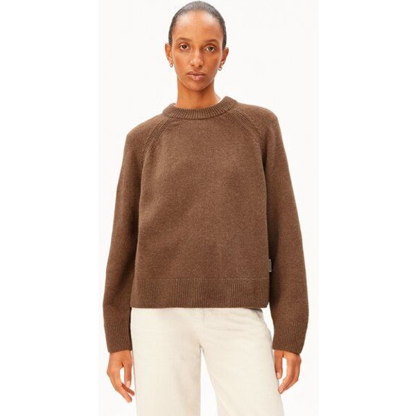 ARMEDANGELS WOOL KNIT Damen Strickpullover aus recycelter Wolle mit Bio-Wolle