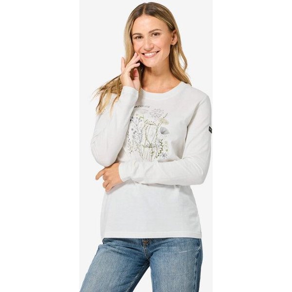 super.natural W ROCK FLOWERS BIO C LS für Damen, nachhaltig, Merino