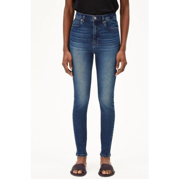 ARMEDANGELS INGAA Damen Skinny Jeans High Waist Bio-Baumwoll Mix X-Stretch