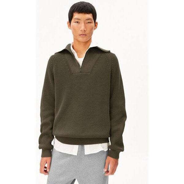 ARMEDANGELS PIGMENT DYE Herren Strickpullover aus 100% Bio-Baumwolle