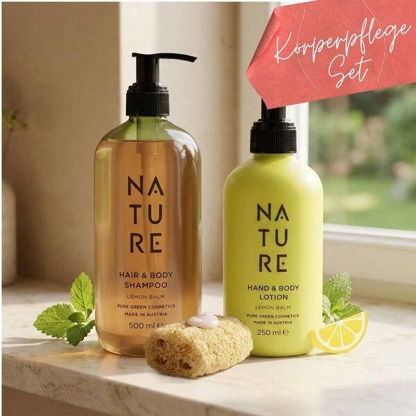 4betterdays Körperpflege-Set 'Lemon Balm' | Shampoo & Body Lotion