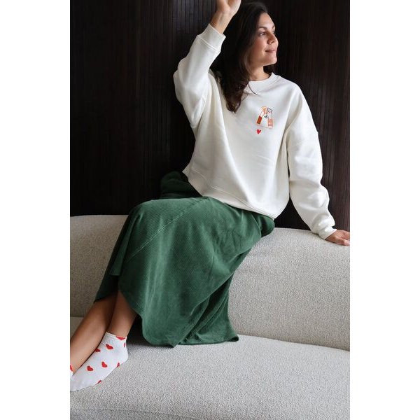Kultgut Artdesign- Kuscheliger Sweatpullover / Juicy meets Smoothie