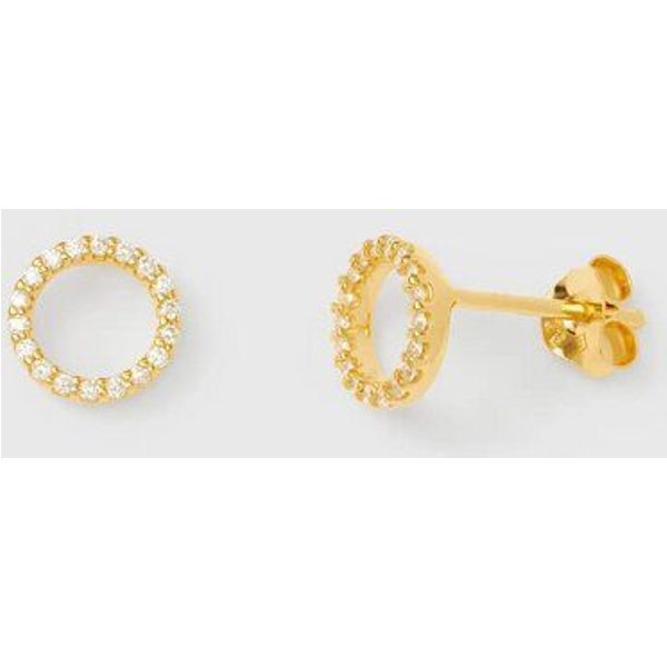 fejn jewelry Ohrstecker 'pavé circle' - mit Zirkonia