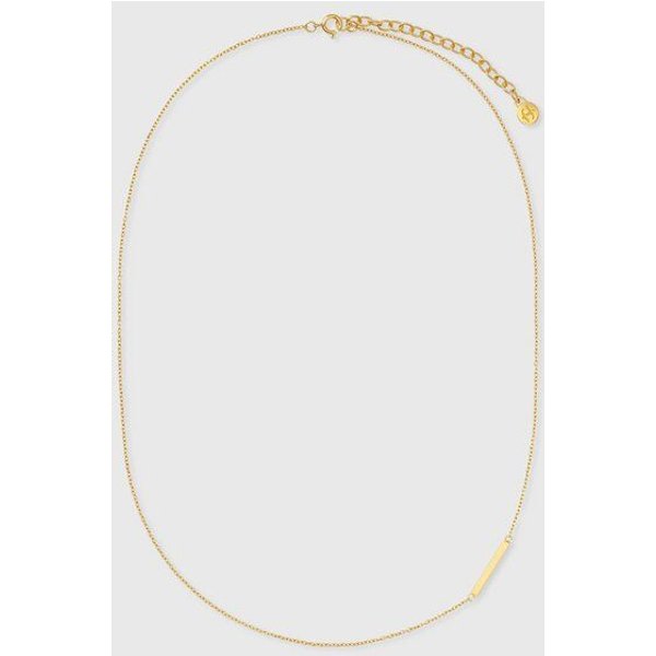 fejn jewelry Kette 'satin bar' - mit satiniertem Stab
