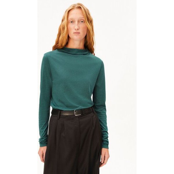 ARMEDANGELS CALUNAA Damen Longsleeve aus Bio-Woll Mix