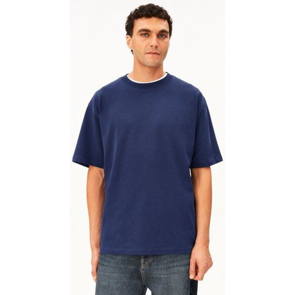 ARMEDANGELS MAARKOS Herren T-Shirt aus Baumwoll-Mix
